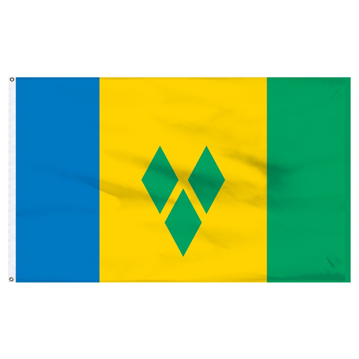 Saint Vincent &amp; Grenadines Outdoor Nylon Flag, made in the USA