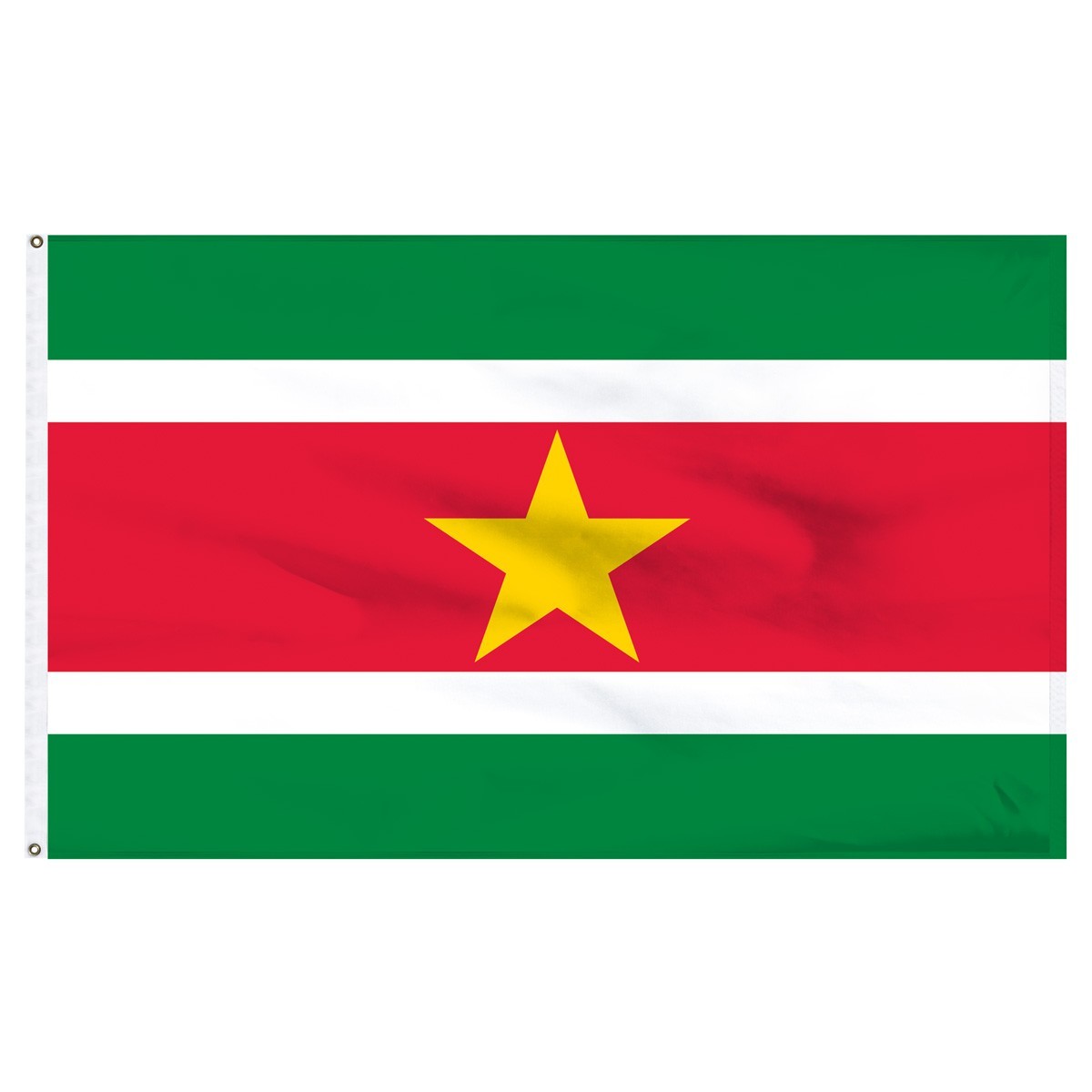 Suriname Outdoor Nylon Flag, made in the USA