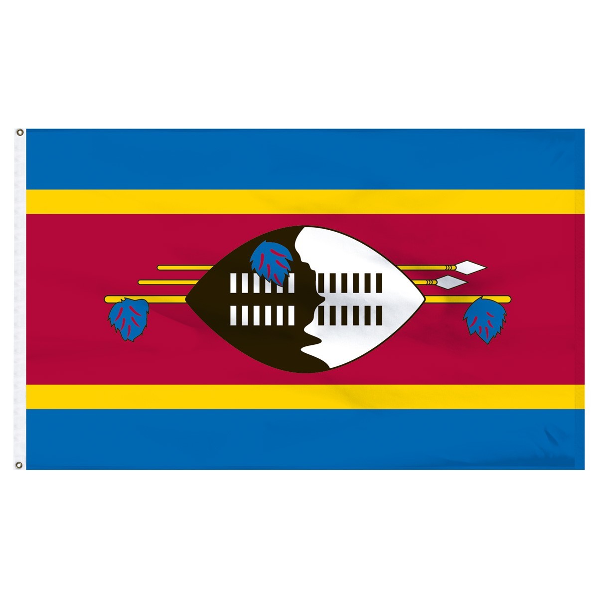 Swaziland Outdoor Nylon Flag, made in the USA