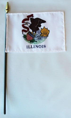 Illinois flags for sale by 1-800 Flags