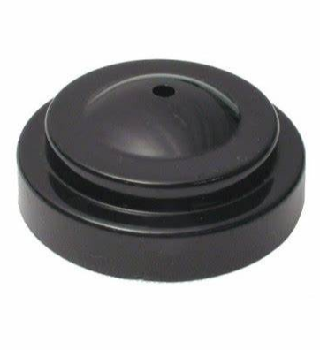 Shop miniature black plastic flag base