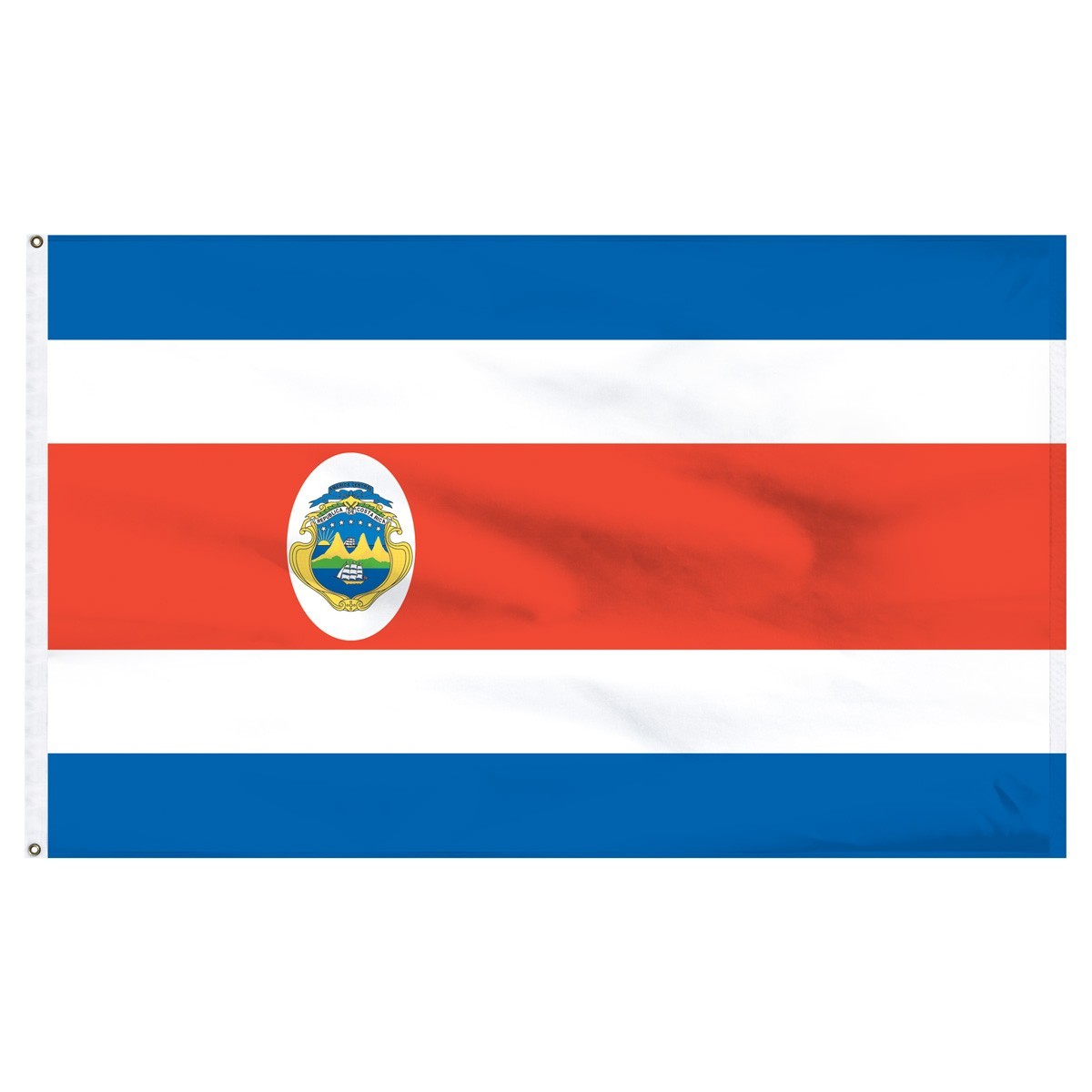 Costa Rica 3ft x 5ft High Quality Outdoor Nylon Flag