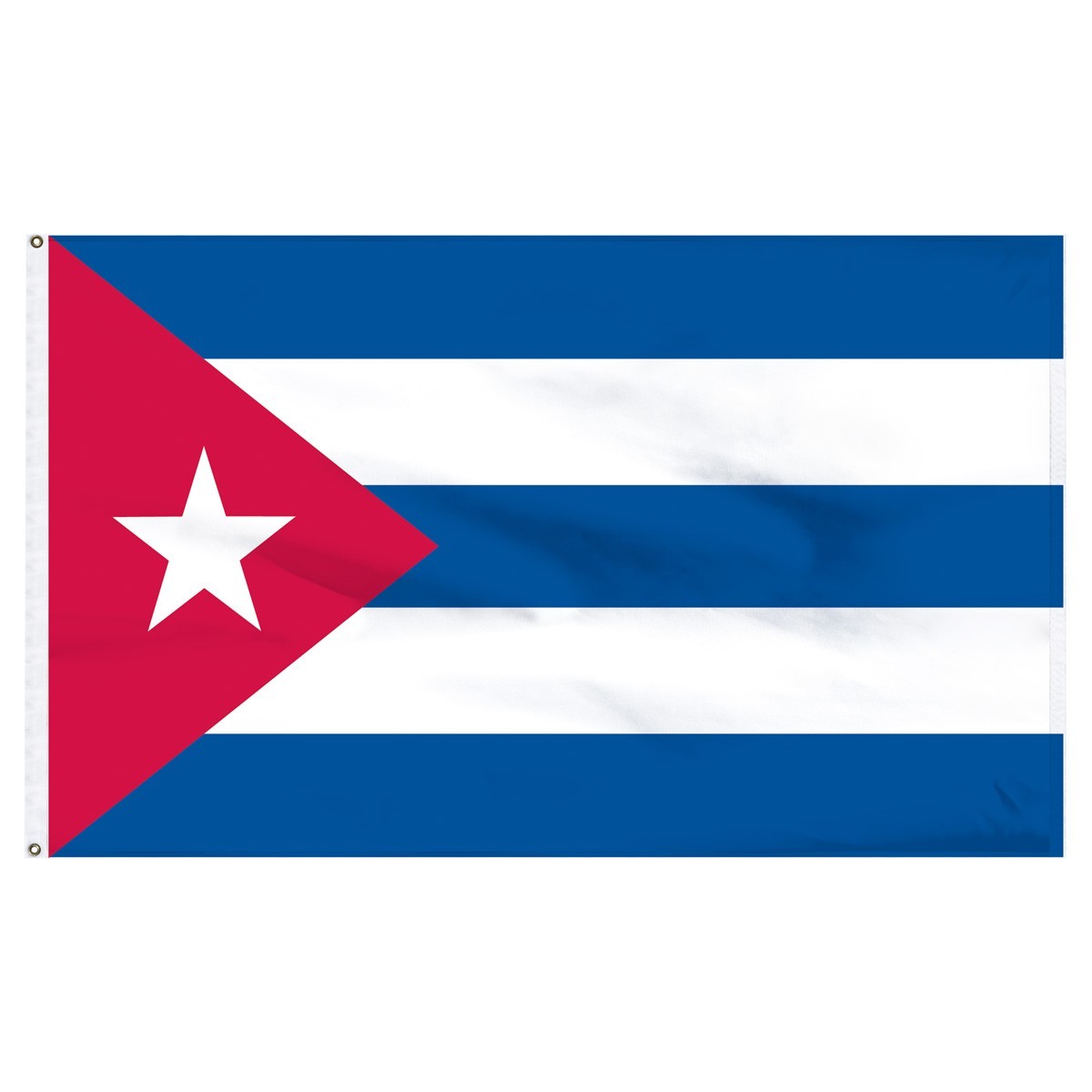 Cuba 3' x 5' Bandera de nailon para exteriores de alta calidad