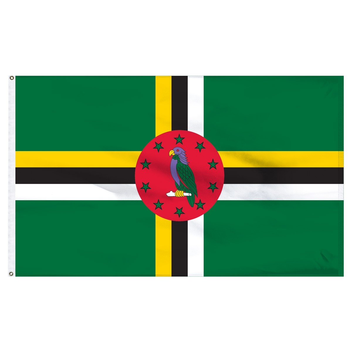 Dominica 3' x 5' Outdoor Nylon Flag