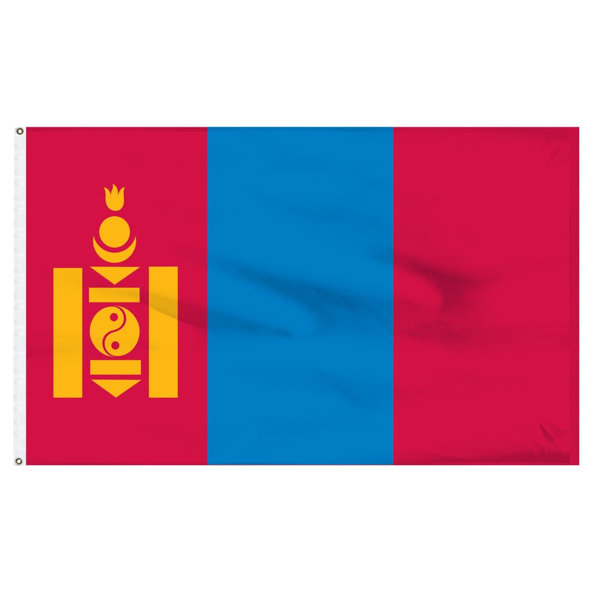 Bandera de nailon para exteriores de Mongolia de 3 pies x 5 pies