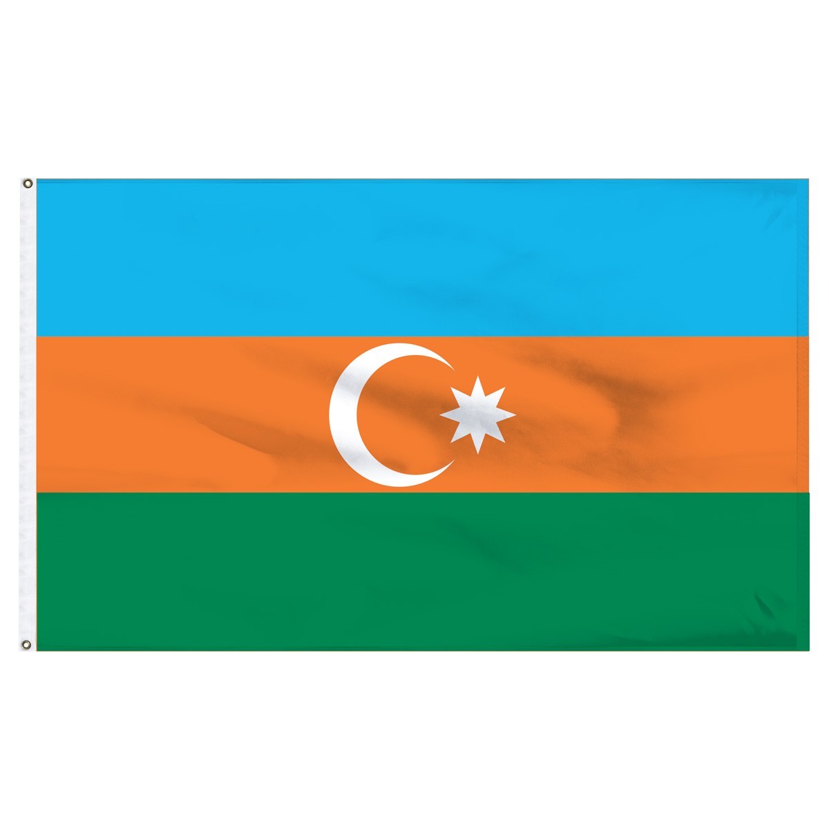 Azerbaijan 4' x 6' Outdoor Nylon Country Flag