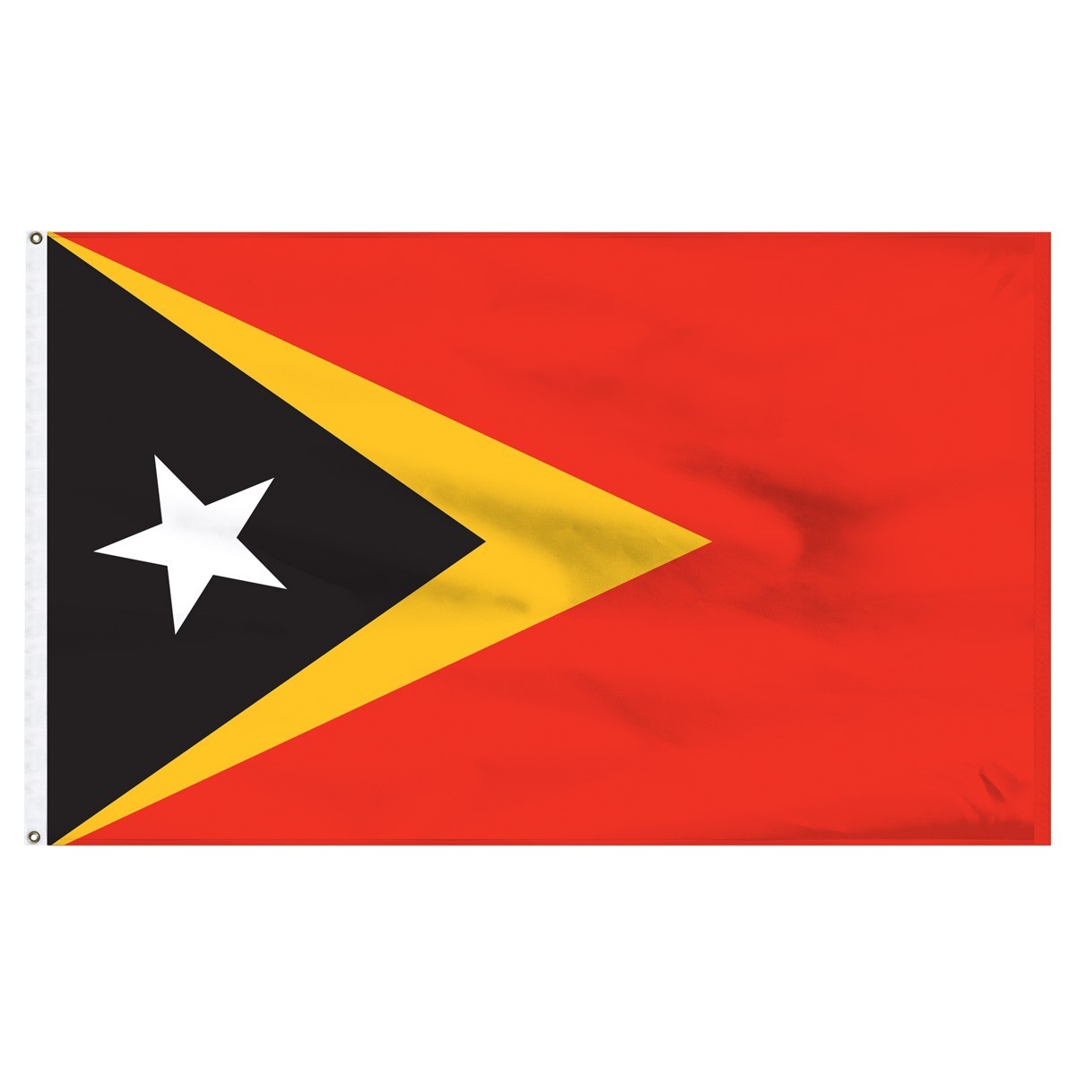 Bandera de nailon para exteriores de Timor Oriental de 4 pies x 6 pies