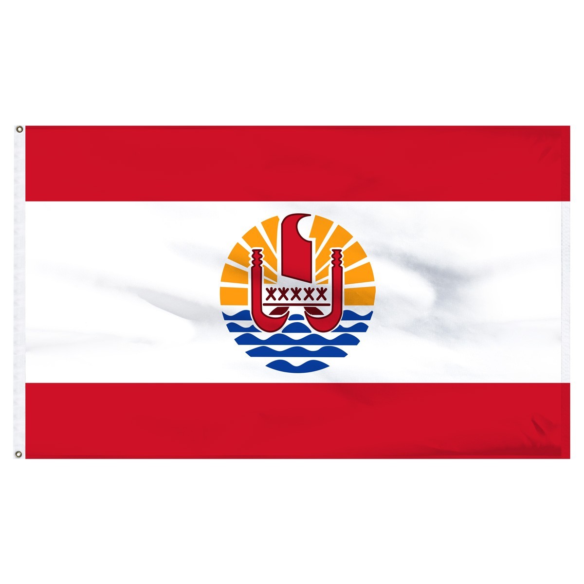 Bandera de nailon para exteriores de la Polinesia Francesa de 4 pies x 6 pies