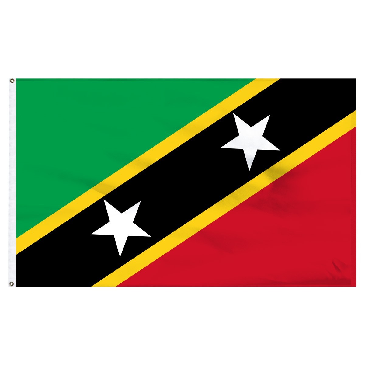 Bandera de nailon para exteriores de Saint Kitts-Nevis 4f tx 6ft