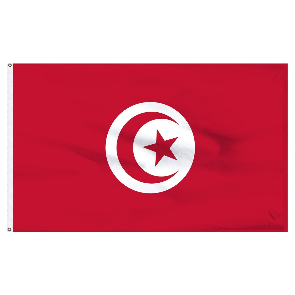 Bandera de nailon para exteriores de Túnez de 4 pies x 6 pies