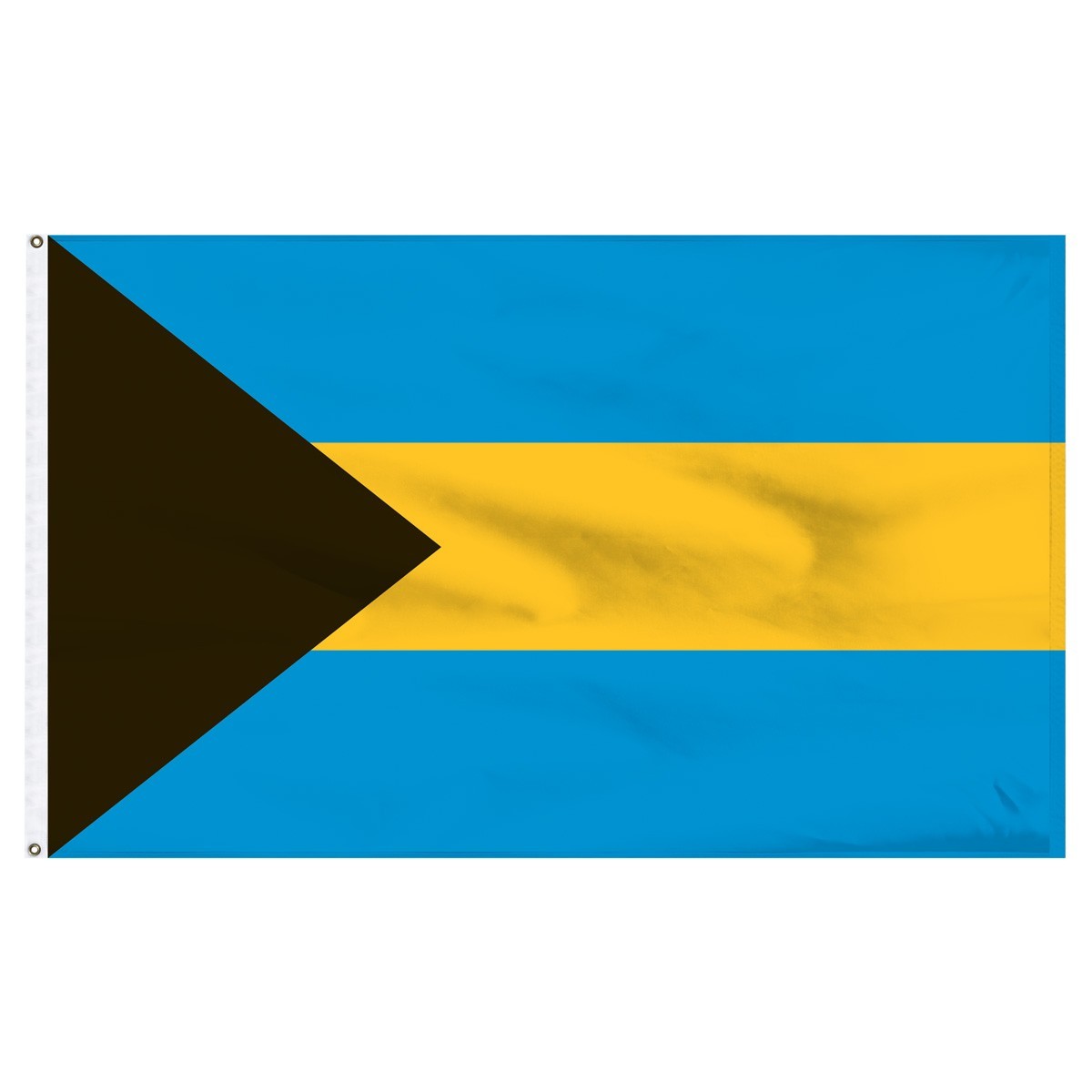 Bandera de país de nailon para exteriores de Bahamas de 5 pies x 8 pies
