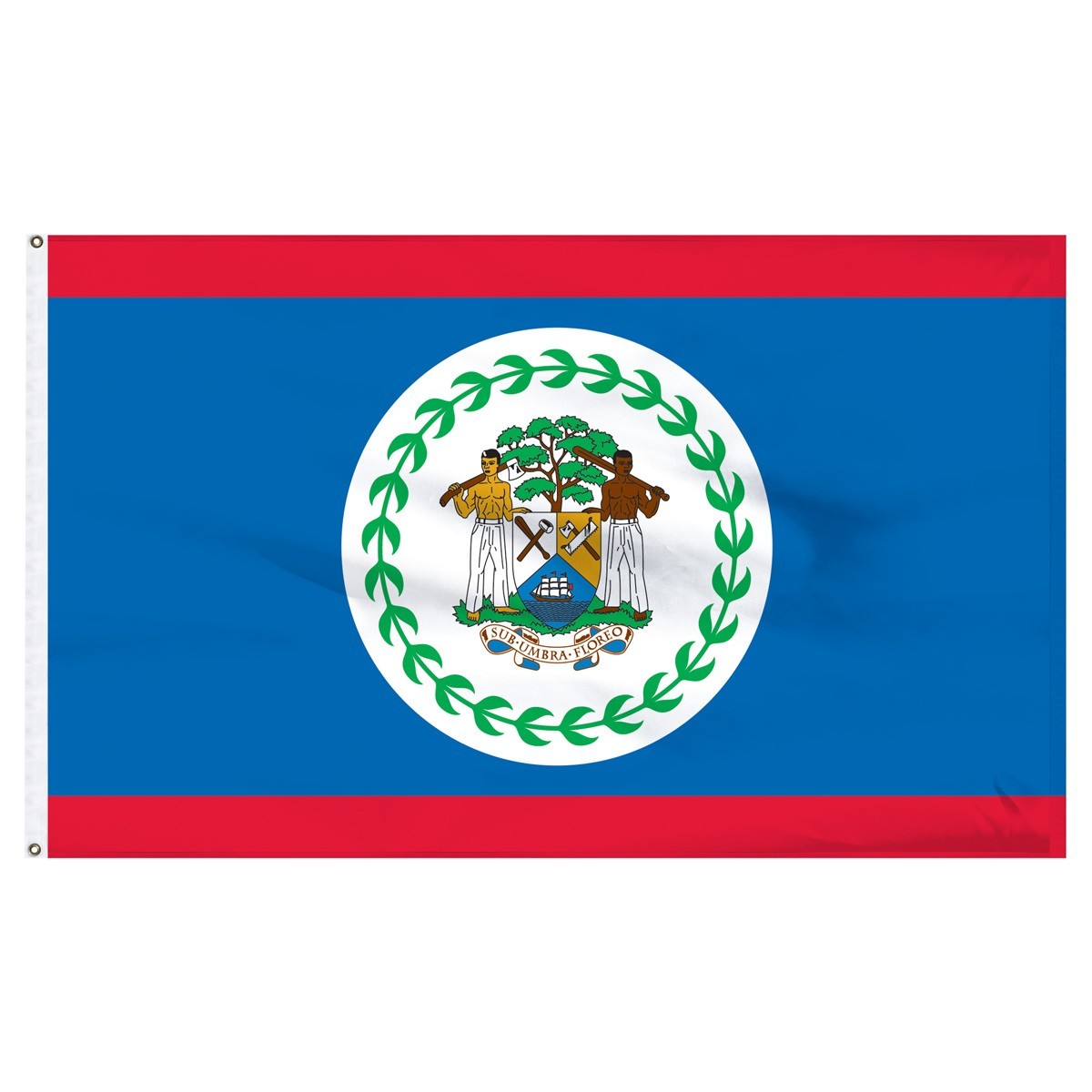 Belize 5' x 8' Outdoor Nylon Country Flag