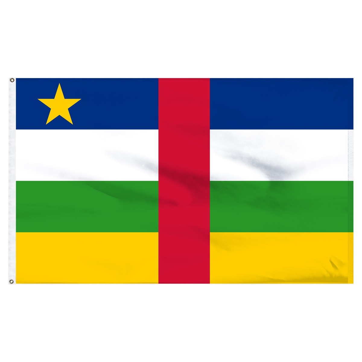 Central African Rep 5' x 8' Outdoor Nylon Flag