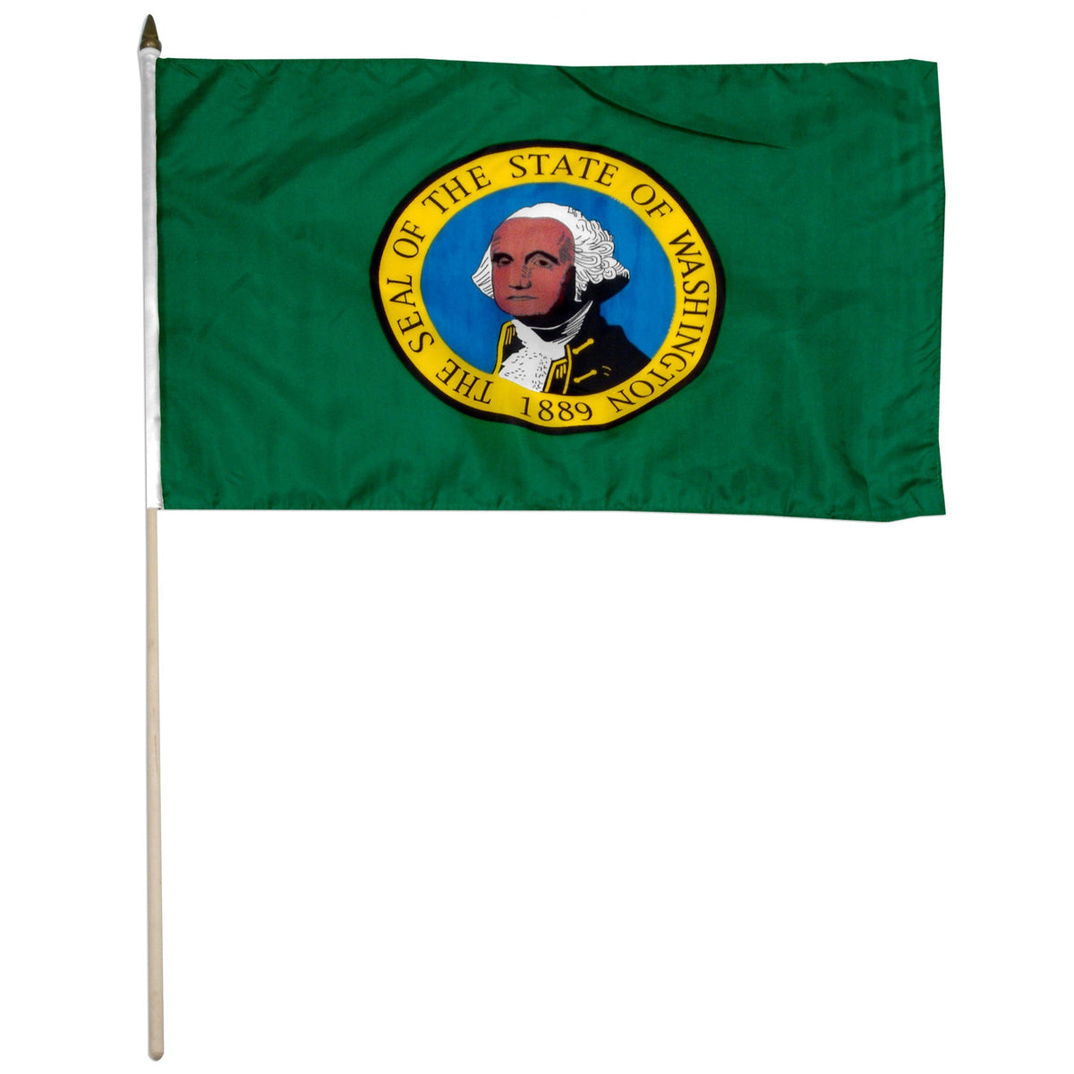 Washington  12in x 18in Mounted Flag