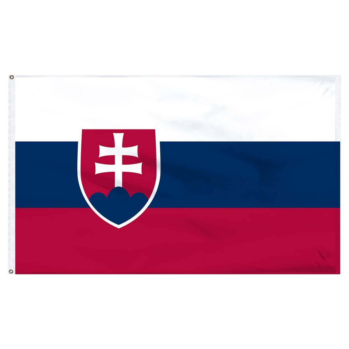 Bandera de nailon para exteriores de la República de Eslovaquia, 5 pies x 8 pies