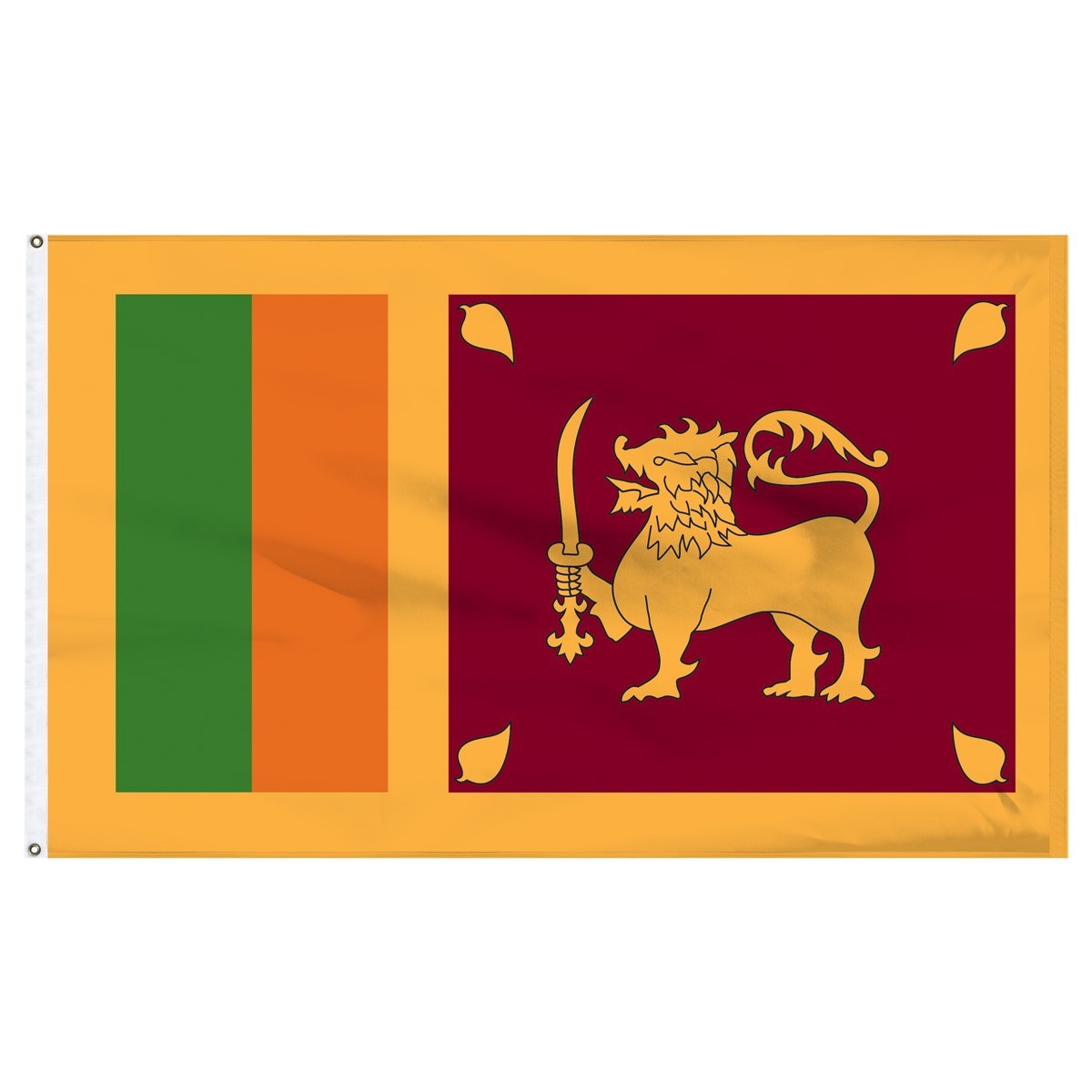 Sri Lanka 5' x 8' Outdoor Nylon Flag