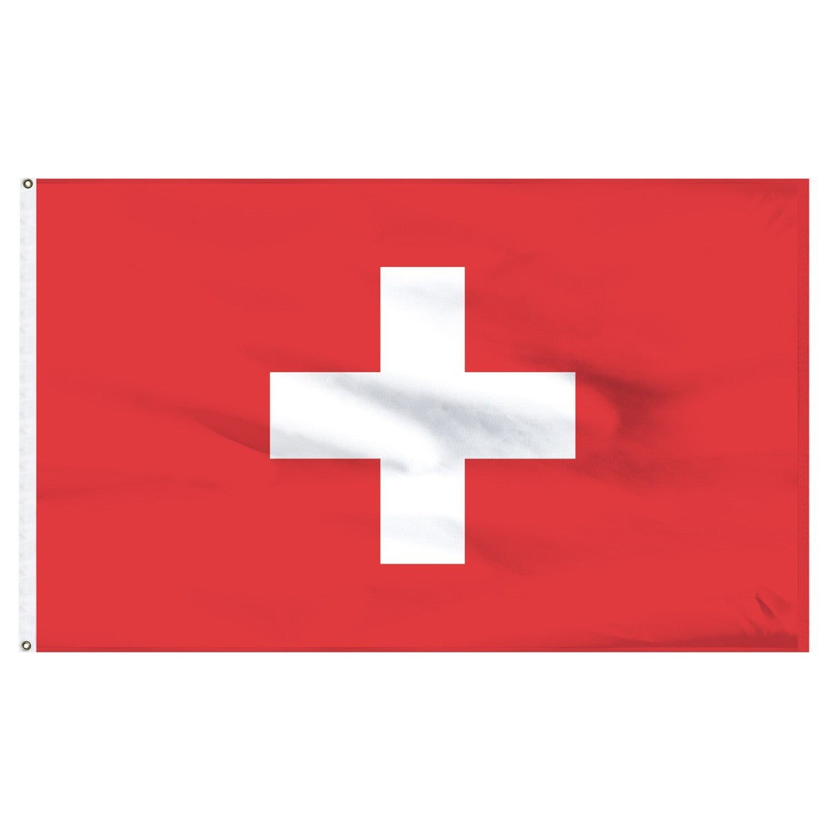 Bandera de nailon para exteriores de Suiza de 5 pies x 8 pies