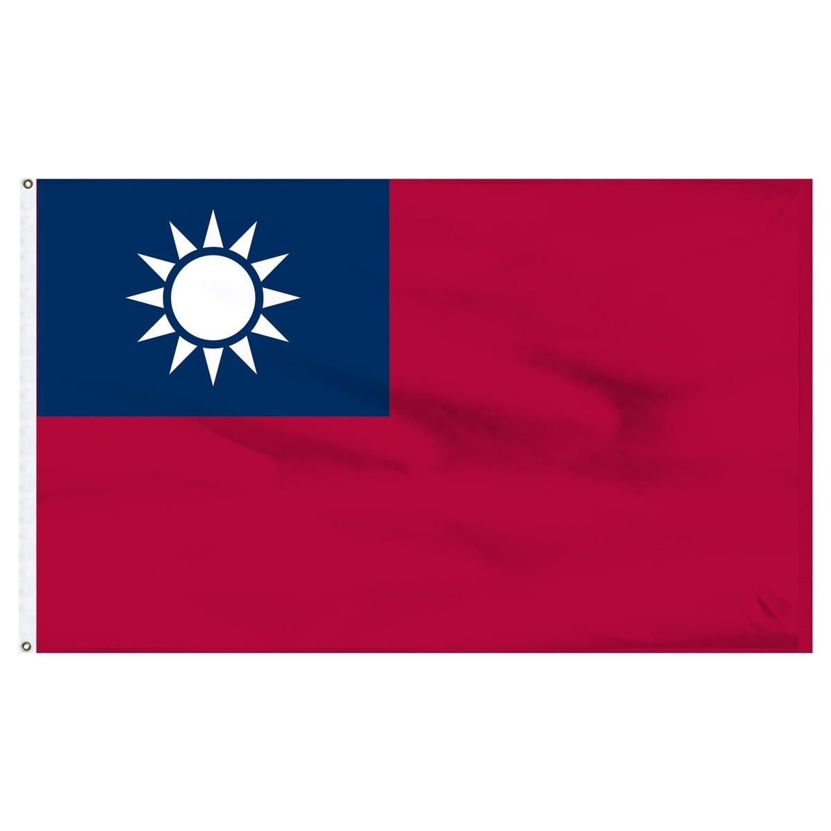Bandera de nailon para exteriores de Taiwán de 5 pies x 8 pies