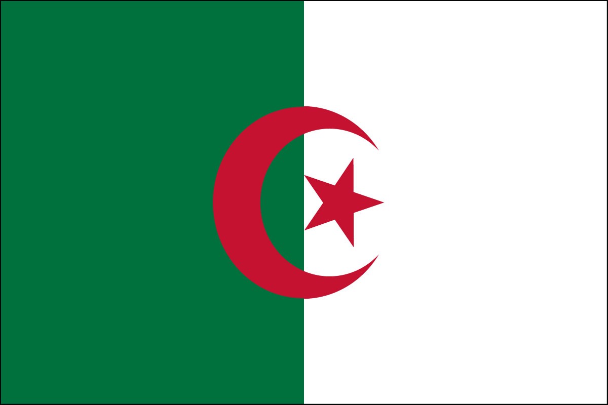 Algeria 2' x 3' Indoor Polyester Country Flag