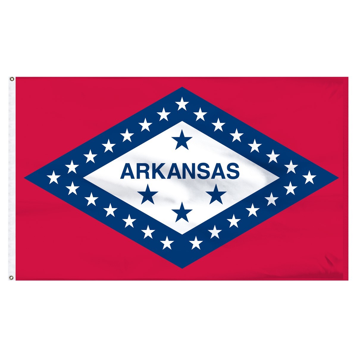 Bandera del estado de nailon para exteriores de Arkansas, 2 pies x 3 pies