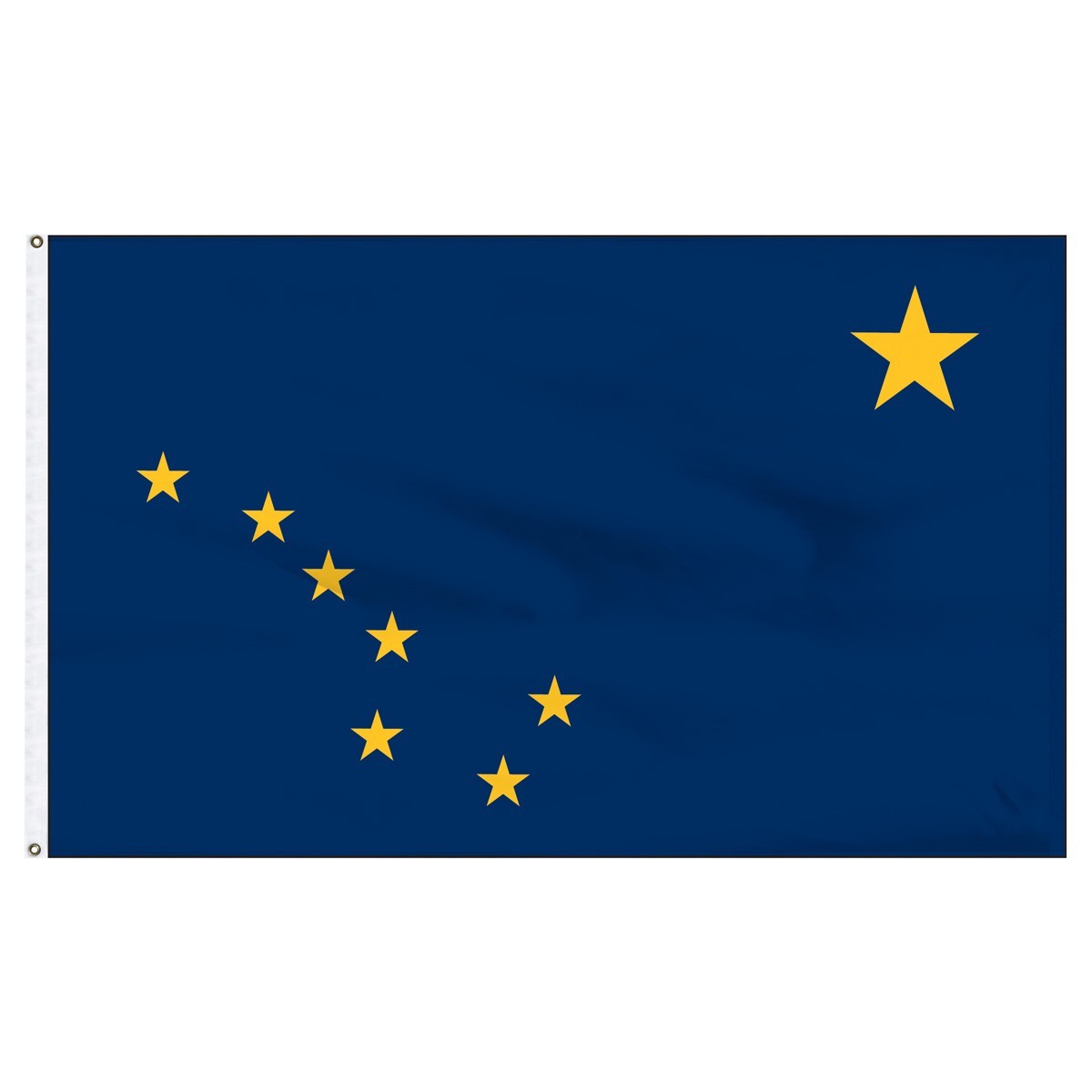 Banderas del estado de Alaska Bandera del estado de nailon para exteriores de 6 pies x 10 pies