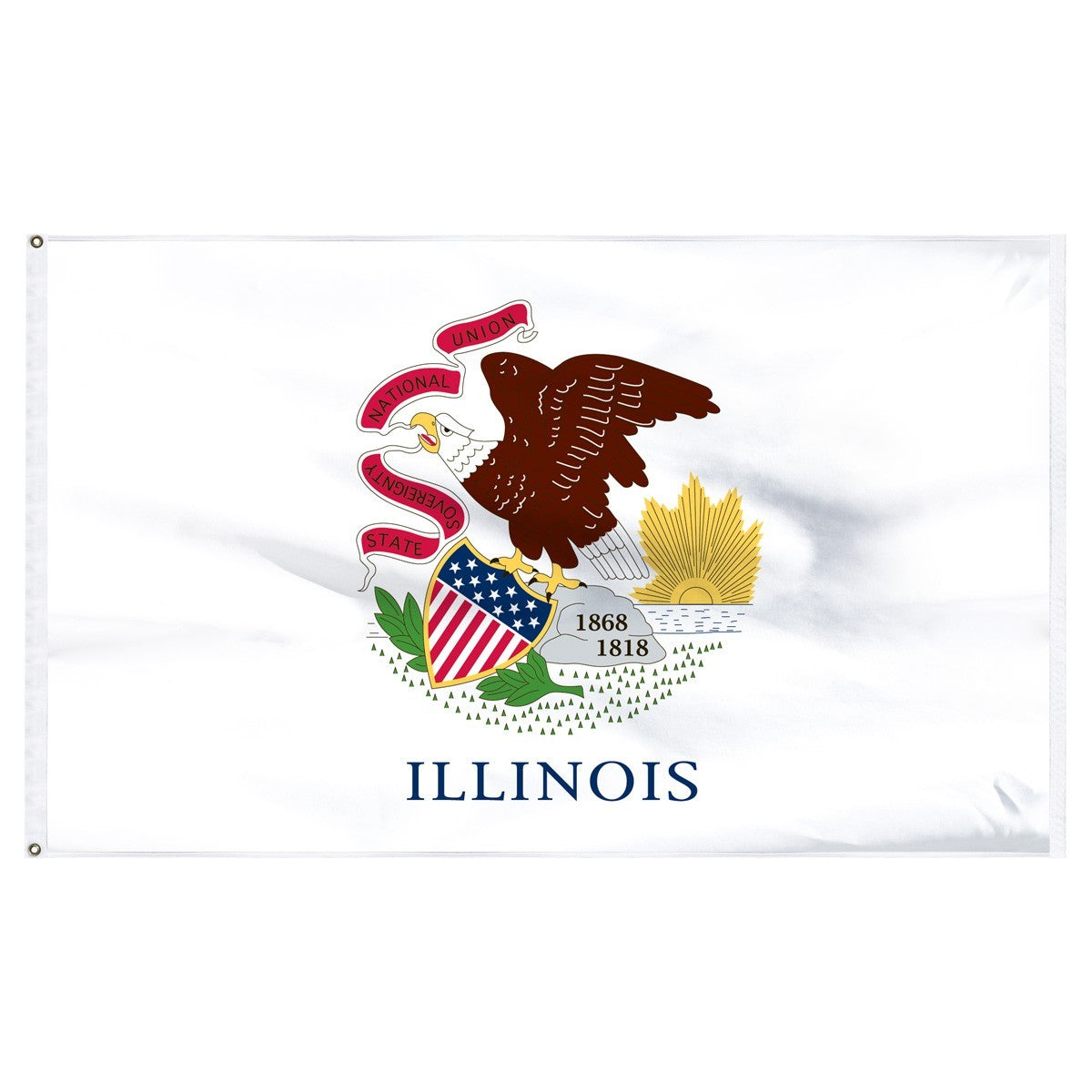 Illinois flags for sale by 1-800 Flags