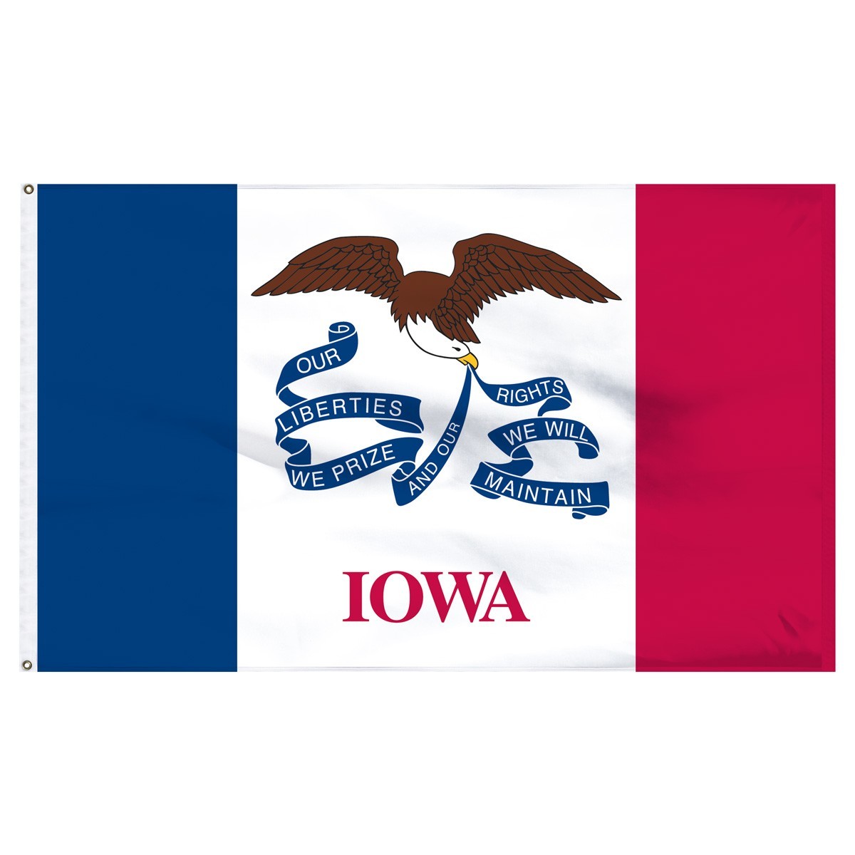Iowa State Flags For Sale by 1-800 Flags