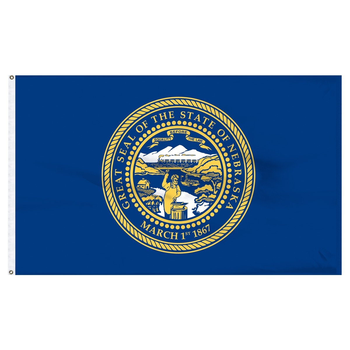 Nebraska  3' x 5' Outdoor Nylon Flag
