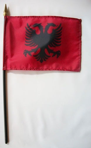 Albania stick flag for sale 