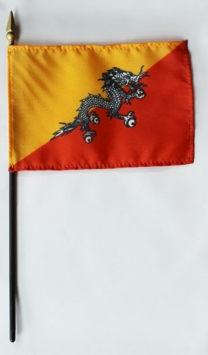 Buy Bhutan world stick flags for sale