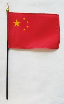 Shop World flags for sale China Stick Flag