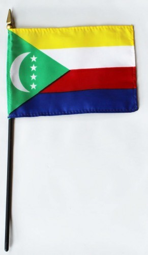 Comoros stick flags for sale