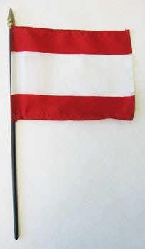 Banderas de palo montadas de Tahití de 4 x 6 pulgadas