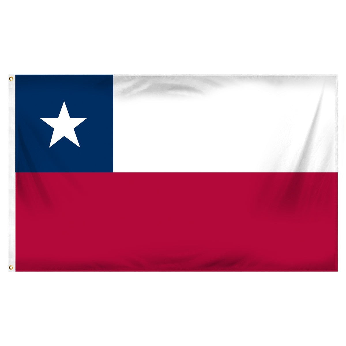 Bandera de poliéster interior de Chile de 2 pies x 3 pies