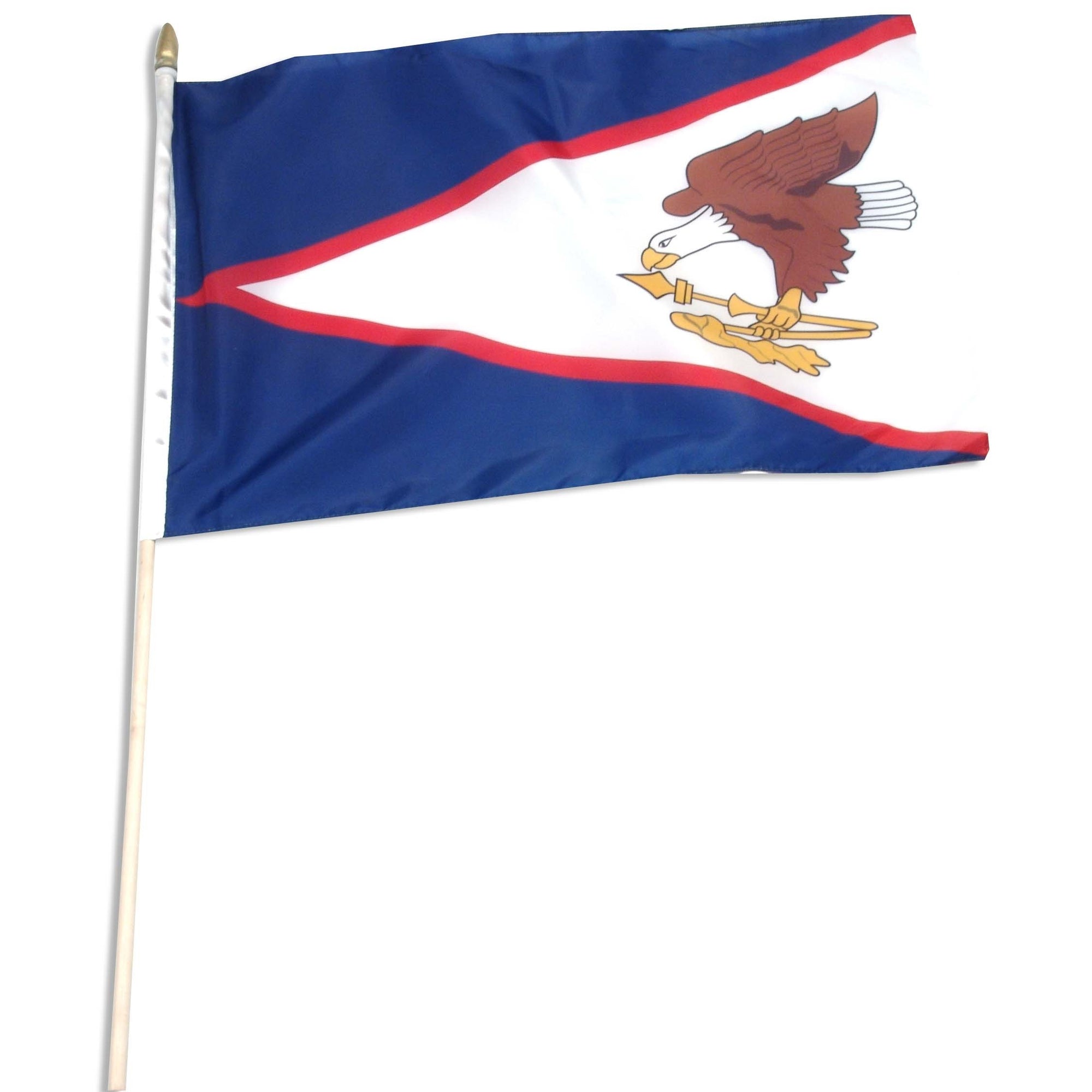 Buy cheap American Samoa stick flags for sale school church indoor flags