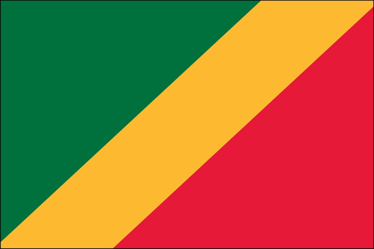 Congo 2' x 3' Indoor Polyester Flag