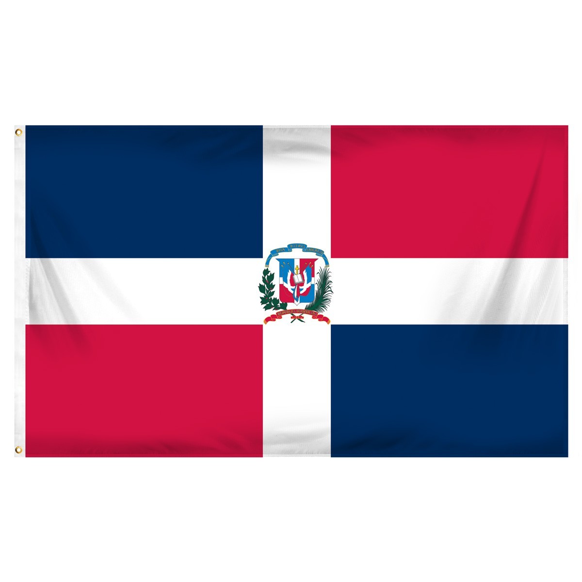 Dominican Republic 2ft x 3ft Indoor International Polyester Flag | Buy ...