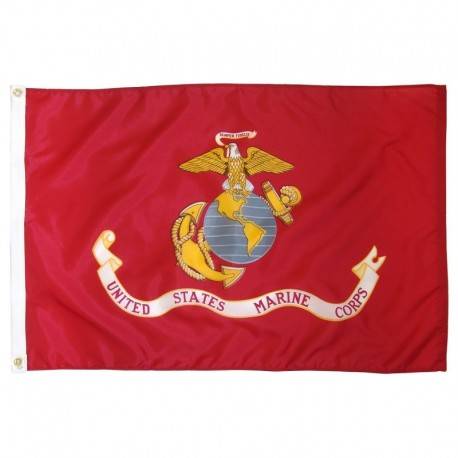 US Marine Corps 3' x 5'  Indoor Polyester Flags