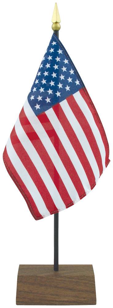 Base de bandera Eder (madera) para banderas de 4 x 6 pulgadas - 1 agujero