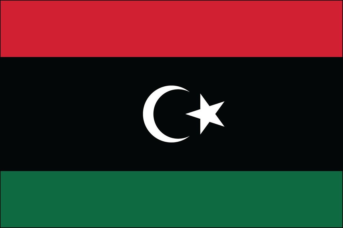 Libya  2ft x 3ft Indoor Polyester Flag