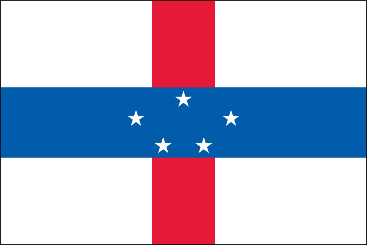 Netherlands Antilles 2ft x 3ft Indoor Polyester Flag