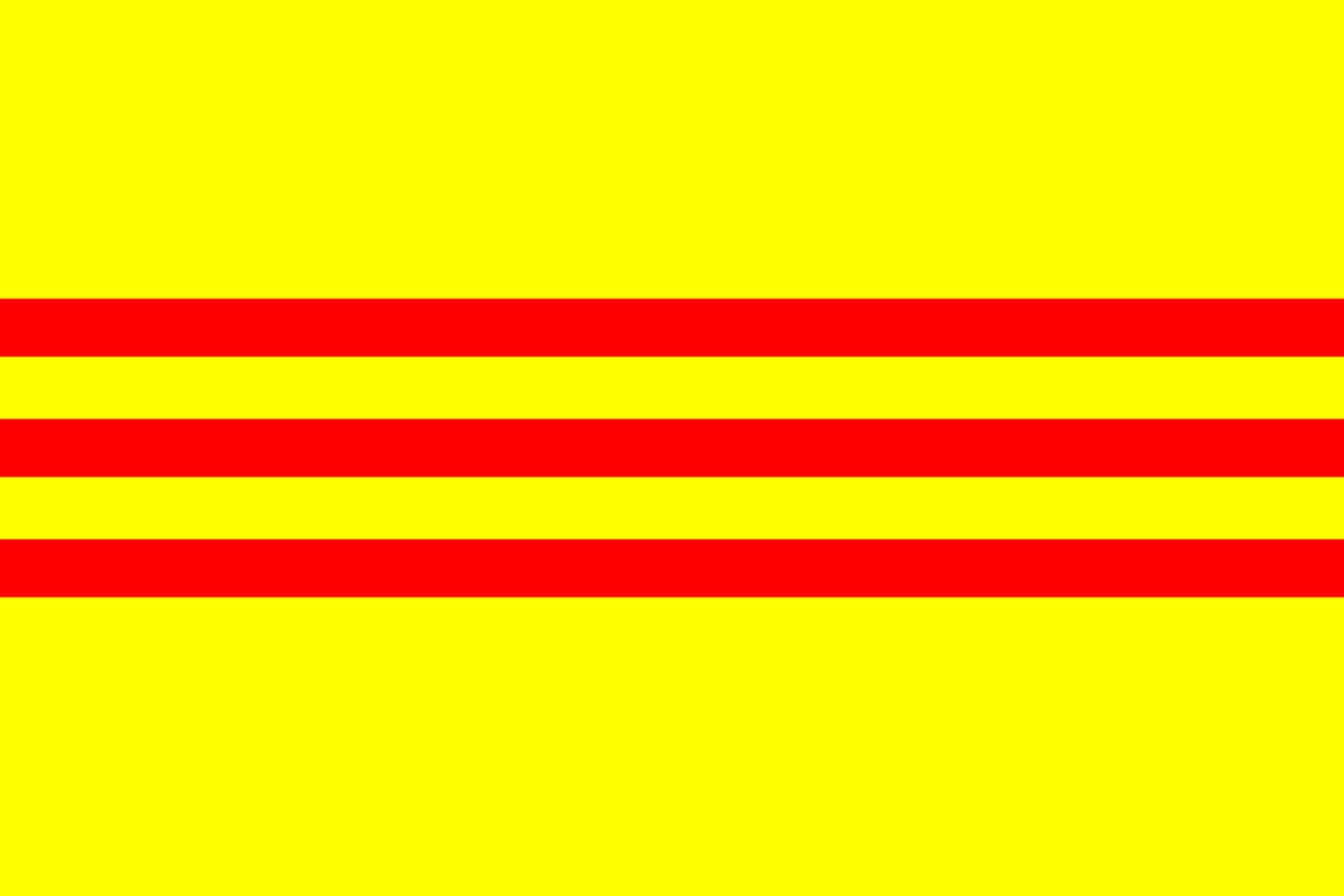 South Vietnam 2' x 3' Indoor Polyester Flag