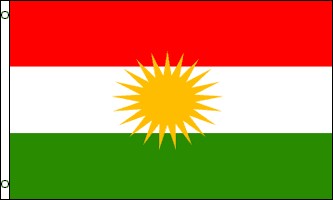 Kurdistan 3ft x 5ft Indoor Polyester Flag