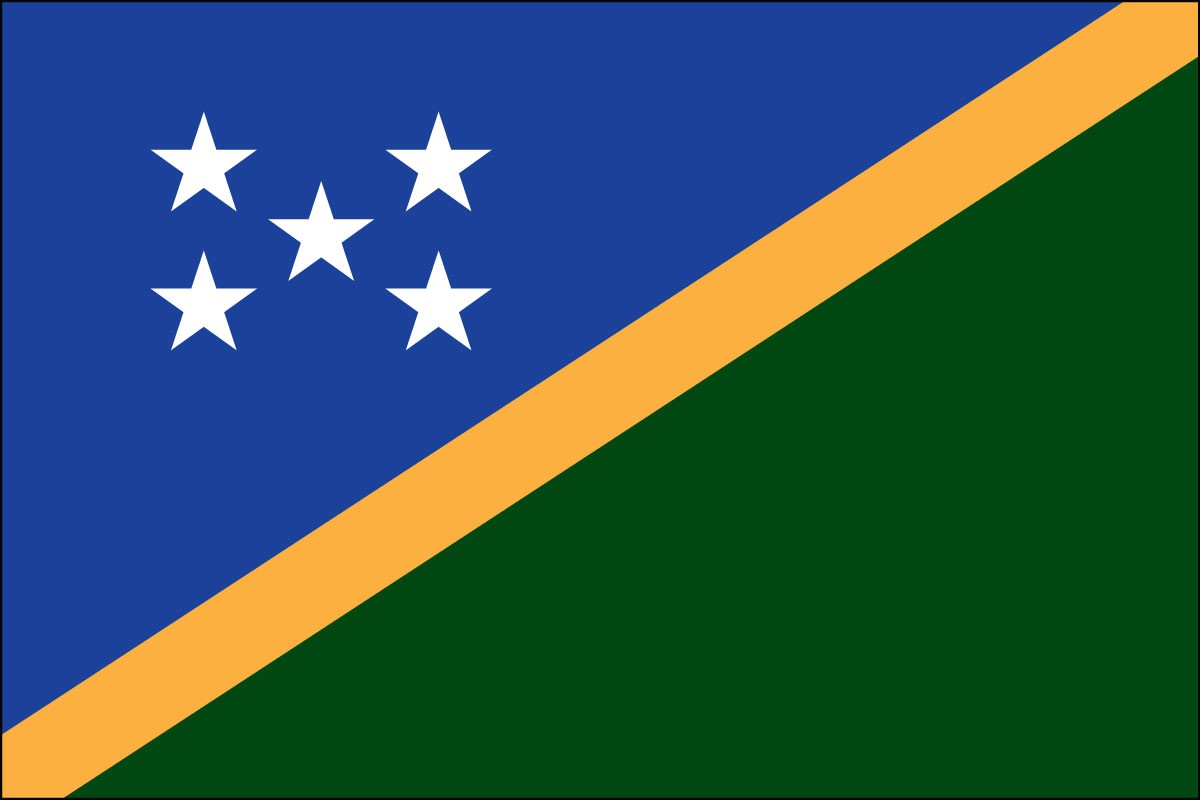 Solomon Islands 3' x 5' Indoor Polyester Flag