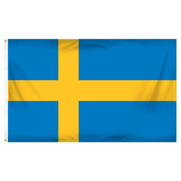3x5 Sweden Royal Standard Flag – Premium Swallow Tail Banner In Super Polyester, 3'x5'