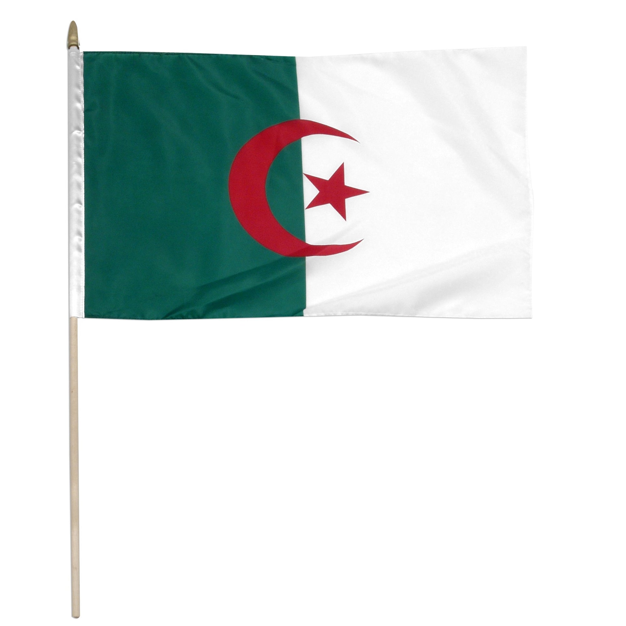 Algeria 12" x 18" Mounted Country Flag