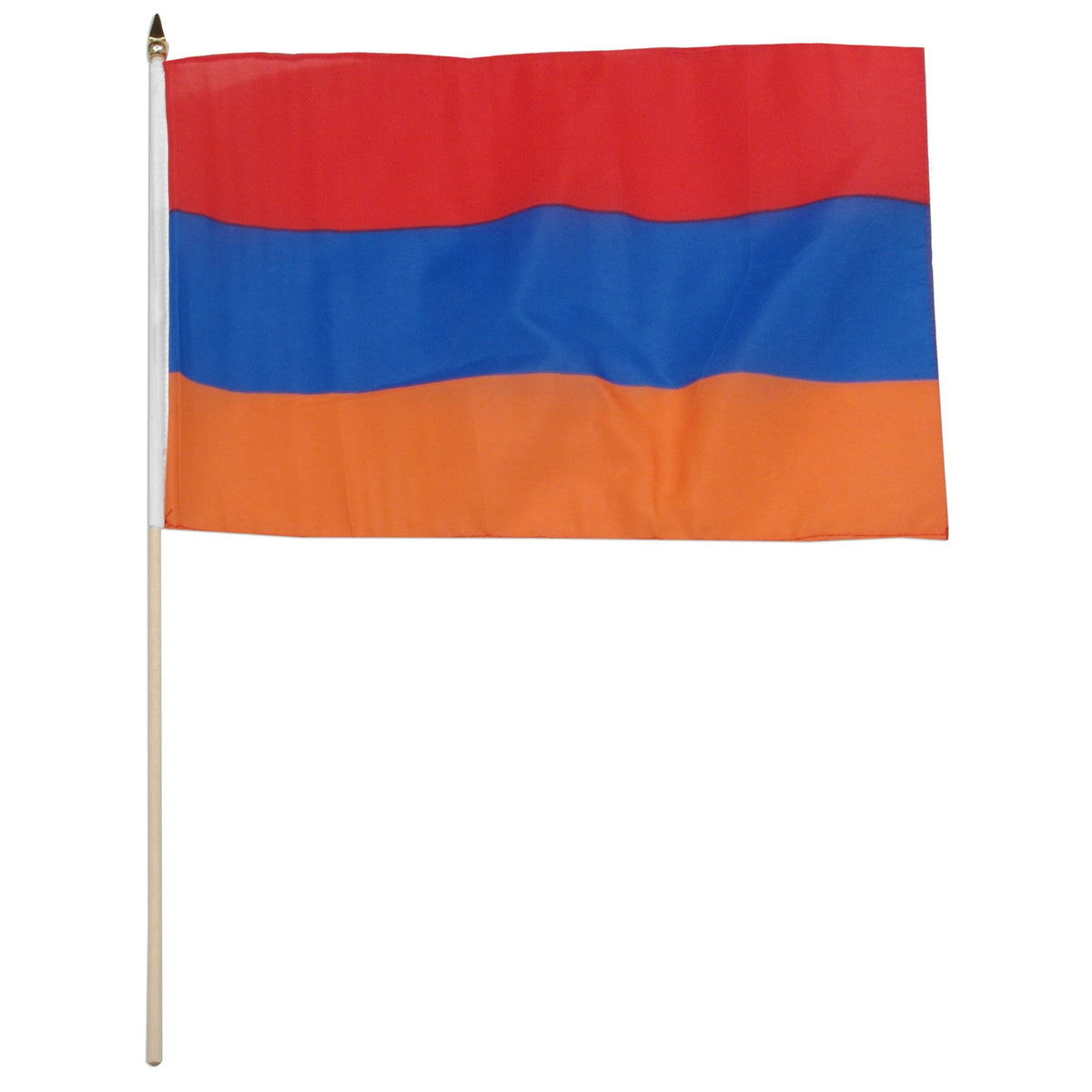 Bandera de palo de Armenia de 12 x 18 pulgadas