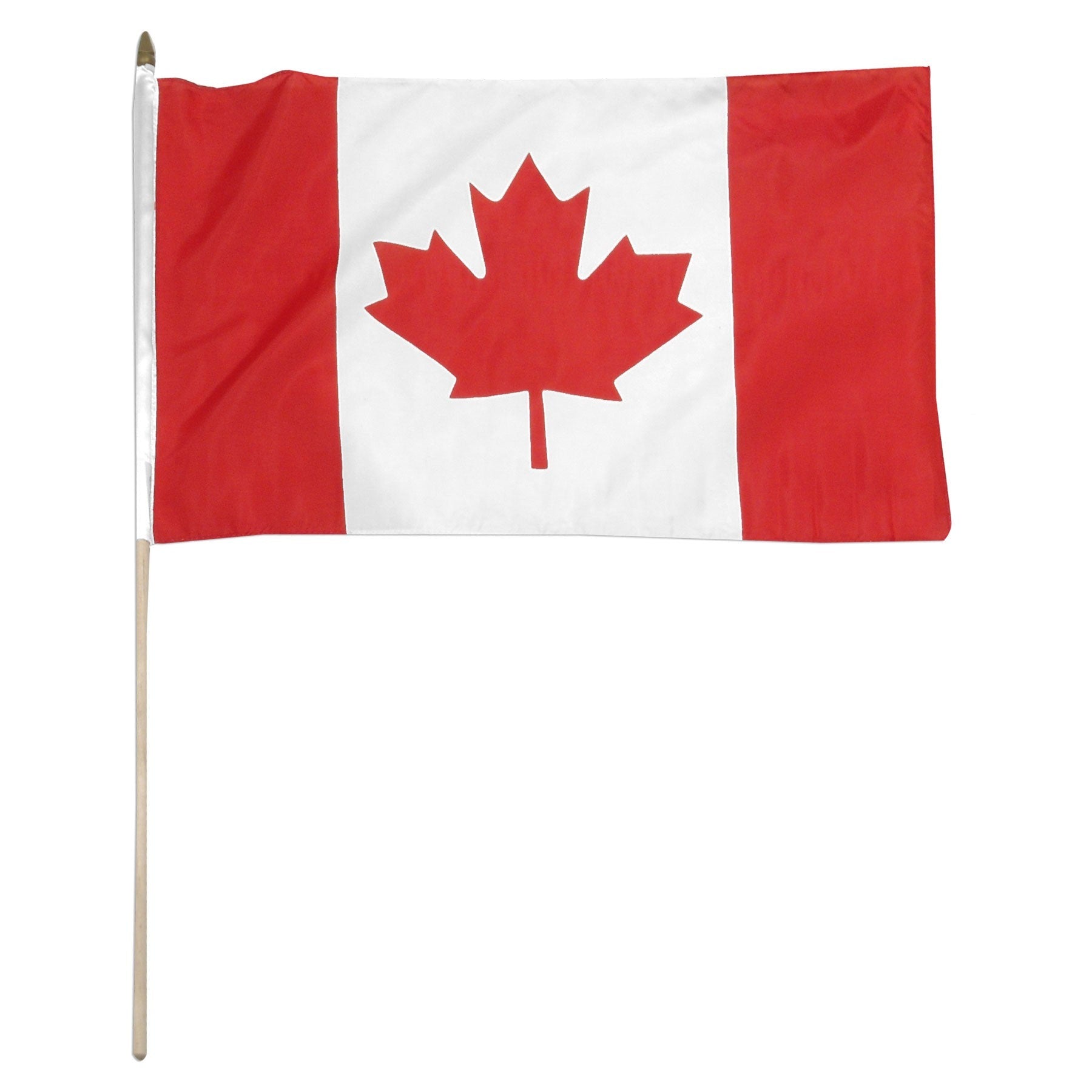 Canada 12" x 18" inch Mounted Stick Canadian Flag