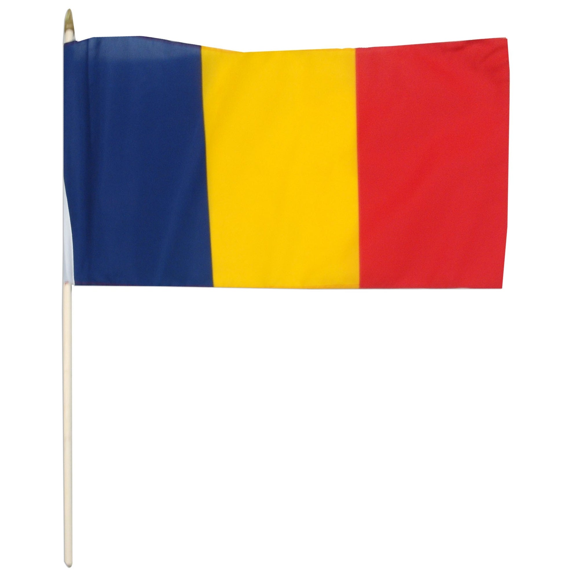 Chad 12" x 18" Mounted Flag
