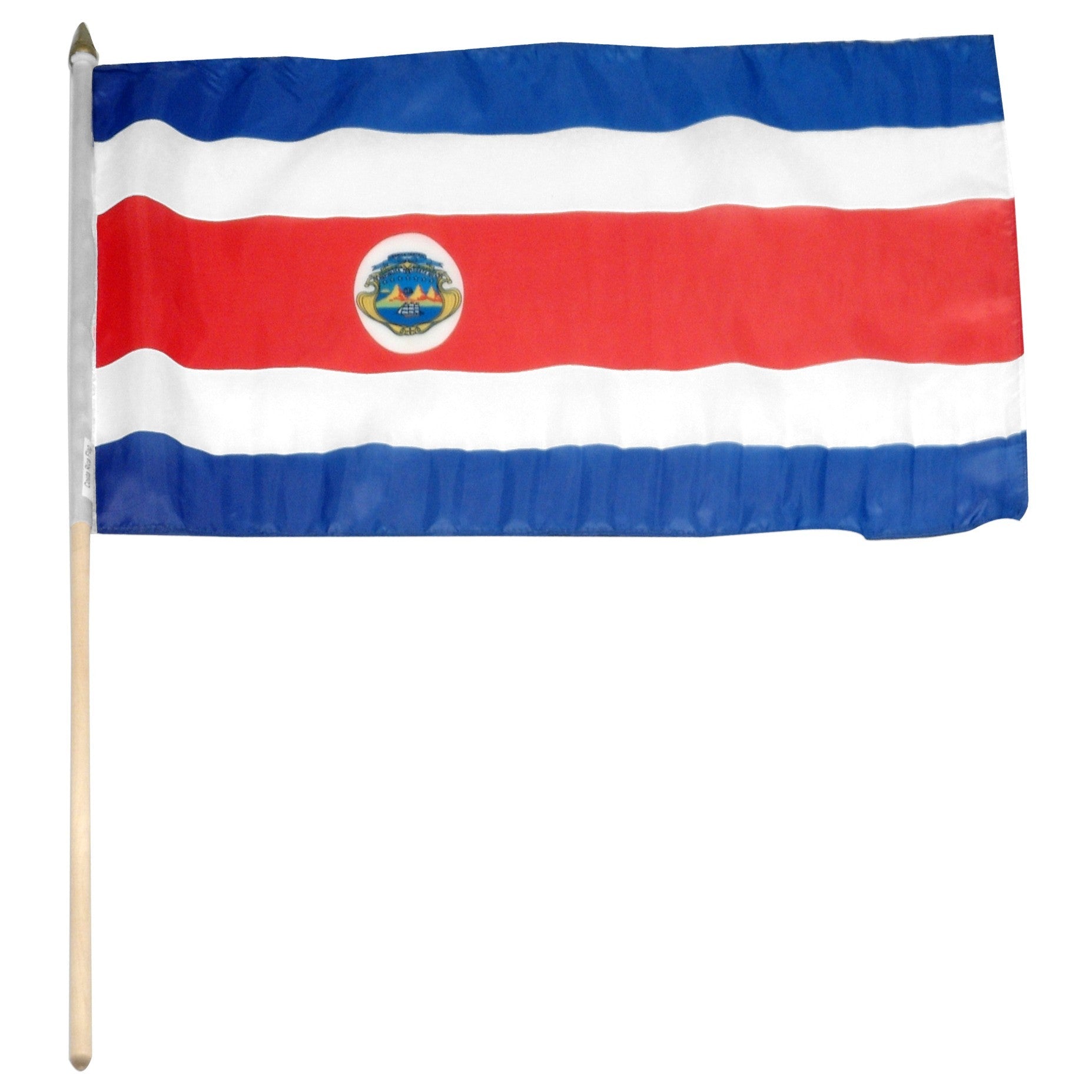 shop costa rica stick flag for sale online with 1-800 flags